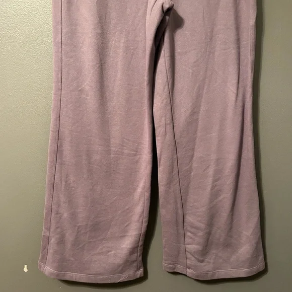 NWT Calvin Klein Performance Sz Large Dark Mauve Wide Leg Sweatpants! - Picture 3 of 15